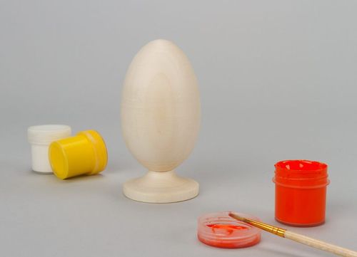 Pieza en blanco de madera en forma de huevo - MADEheart.com