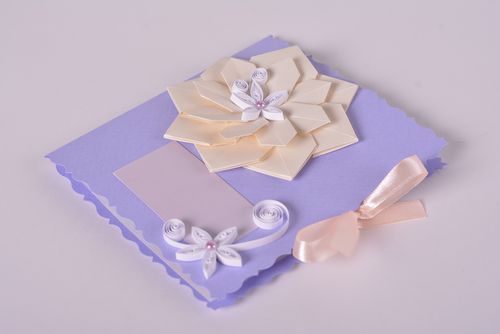 Handmade card cardboard greeting card designer card for women gift ideas - MADEheart.com