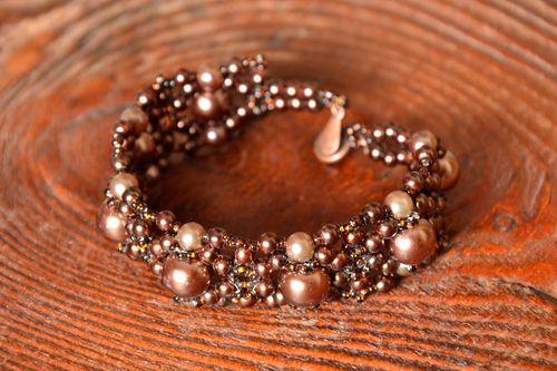 Bracelet perles rocaille fait main - MADEheart.com