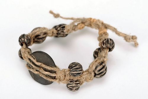 Bracelet en argile fait main style ethnique - MADEheart.com
