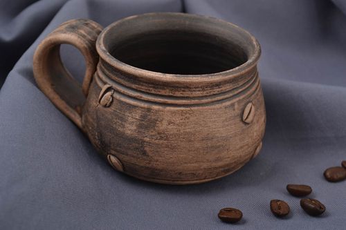 Keramik Kaffeetasse handmade Keramik Becher schönes Geschirr aus Ton für Küche - MADEheart.com