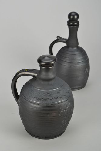 Jarro de cerâmica artesanal para vinho  - MADEheart.com