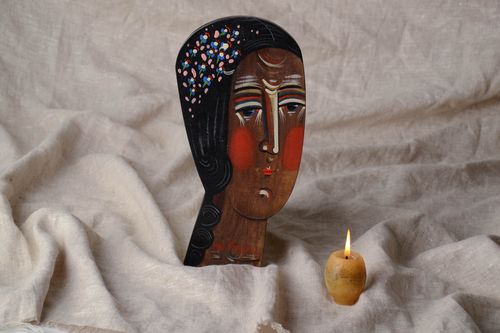 Petite icône Sainte Barbe faite main - MADEheart.com