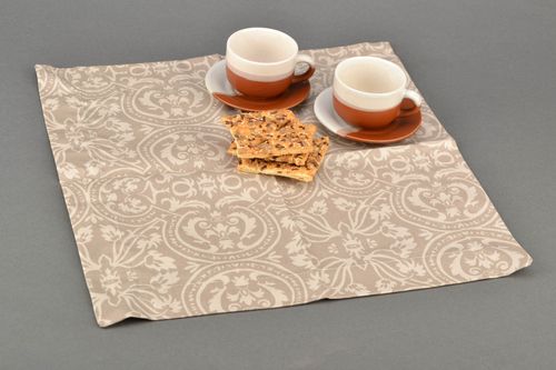 Fabric tablecloth with print Fresco - MADEheart.com