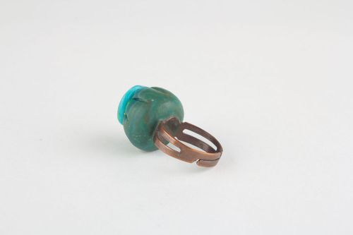 Polymer clay ring - MADEheart.com