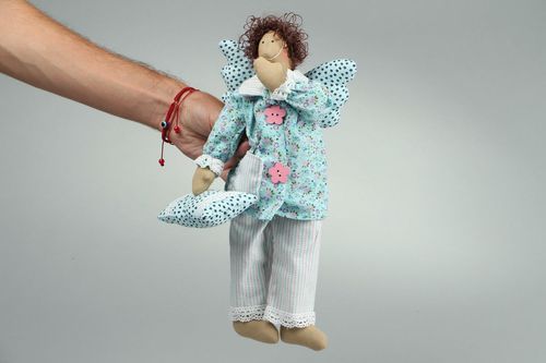 Bambola in stoffa fatta a mano pupazzo di pezza per interni giocattolo ecologico - MADEheart.com