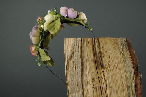 Grinalda floral para cabelo - MADEheart.com