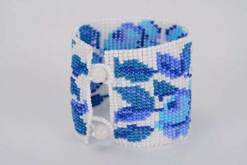Bracelet en grains de verre tchèques - MADEheart.com