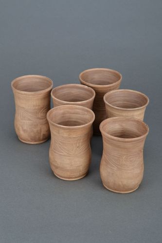 Bicchiere in ceramica fatto a mano tazza in ceramica prodotto di argilla - MADEheart.com