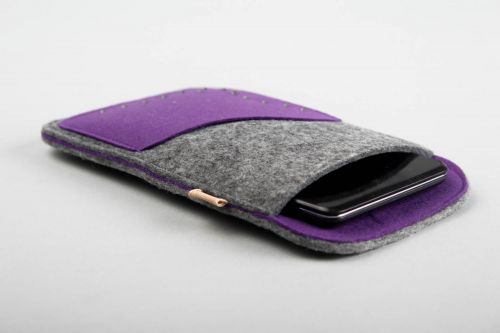 Felting ideas handmade phone case designer case for phone woolen phone case - MADEheart.com