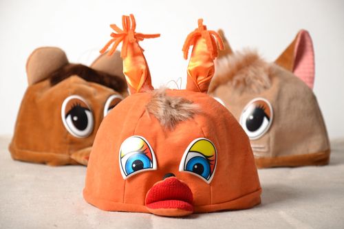 Cappello di carnevale fatto a mano accessorio divertente originale da bambini - MADEheart.com