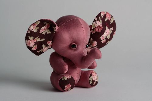 Soft toy Silky Elephant - MADEheart.com