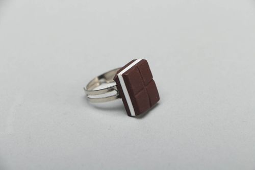 Необычное кольцо из полимерной глины - MADEheart.com