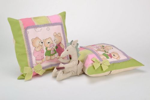 Set of two cotton pillowcases - MADEheart.com