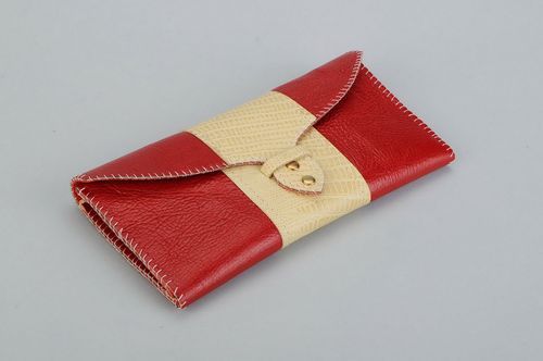 Geldbörse für Damen aus Leder - MADEheart.com
