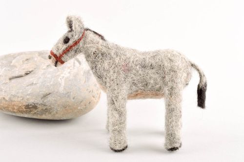 Kleinkinder Spielzeuge handmade Kuscheltier Esel Geschenk für Kinder Haus Deko - MADEheart.com