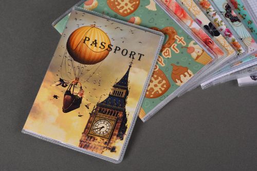 Handmade Reisepass Umschlag Pass Schutzhülle Geschenk für Mädchen London schön - MADEheart.com