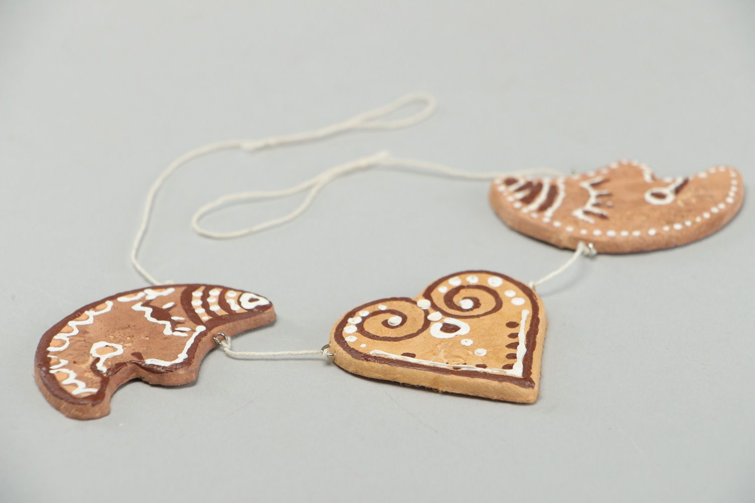 Handmade plastic interior pendant cookies decorative sweets photo 2