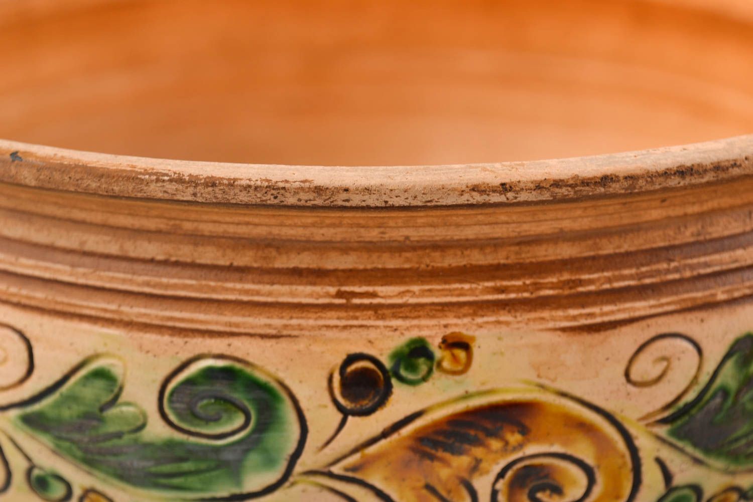2 cuencos de cerámica hechos a mano vasijas de barro elementos decorativos foto 3