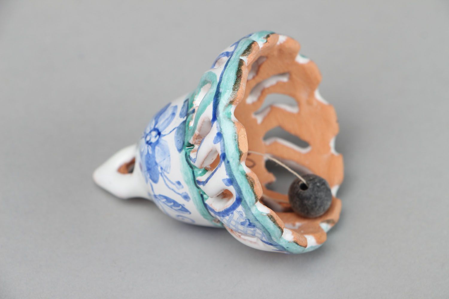 Handmade ceramic bell photo 3