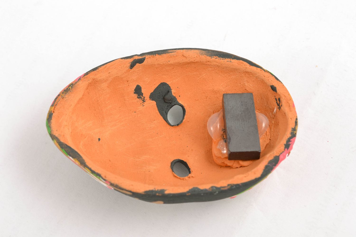 Kühlschrank Magnet Keramik Maske  foto 5