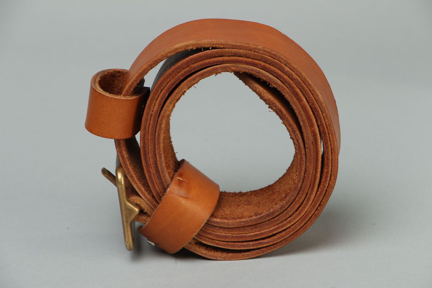 Stylish leather belt photo 2