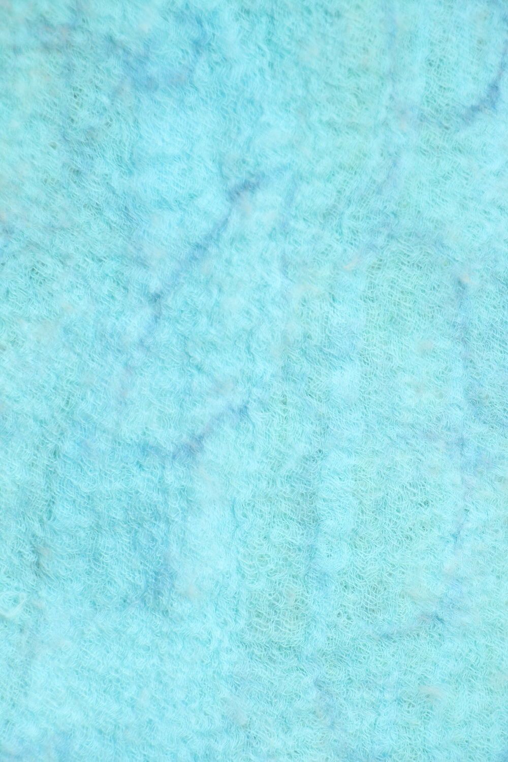 Robe simple bleue de créateur Nuages  photo 2