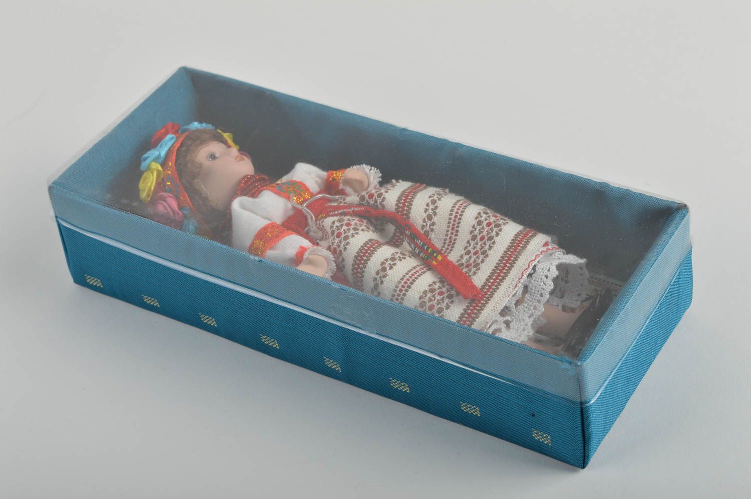 Авторская кукла игрушка ручной работы фарфоровая кукла в этническом наряде фото 5
