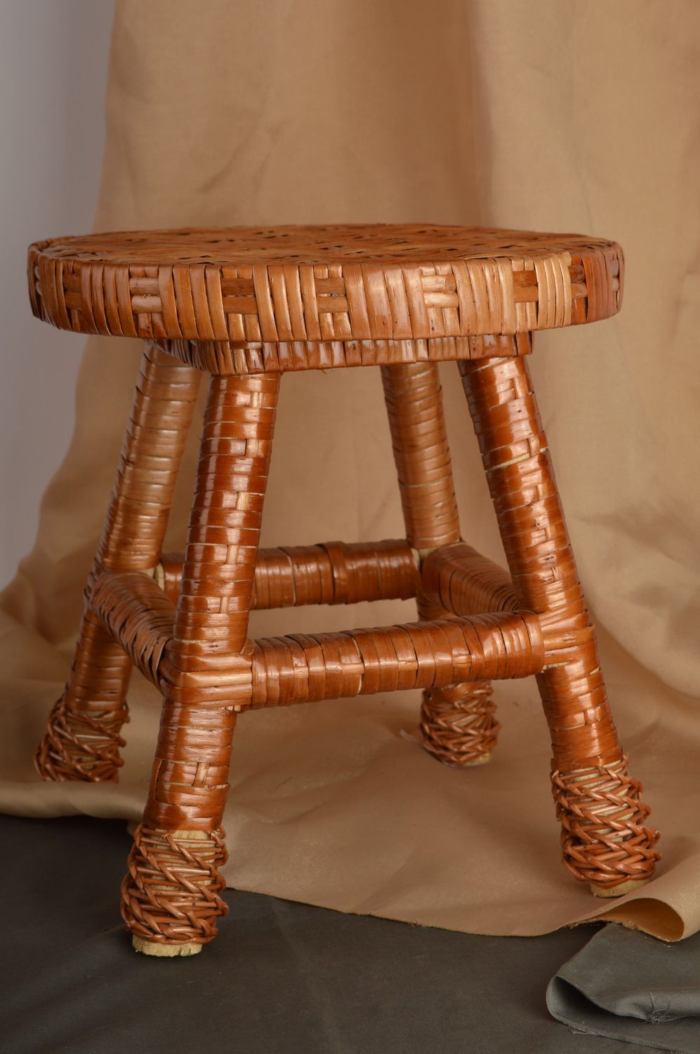 Плетеный стул ручной работы плетеная мебель детская дизайнерская мебель фото 1