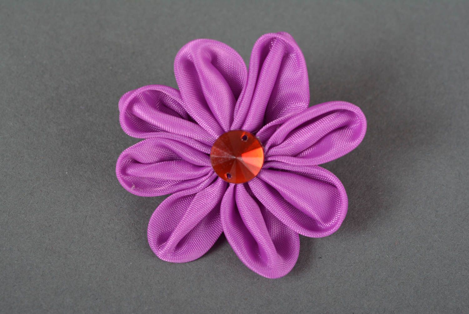 Handmade scrunchy designer scrunchy unusual accessory gift flower scrunchy photo 5