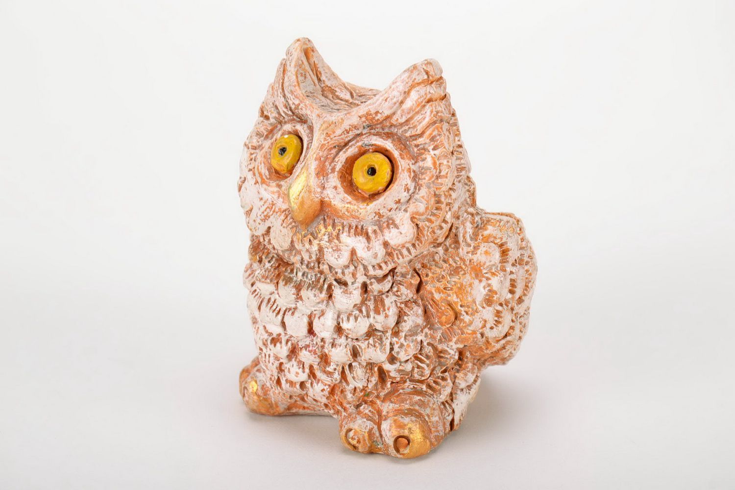 Plaster statuette Owl photo 2