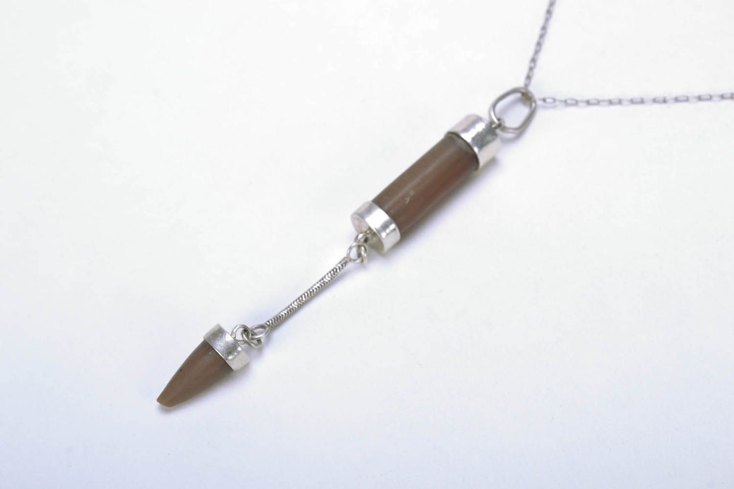 Pendant with a natural stone photo 4