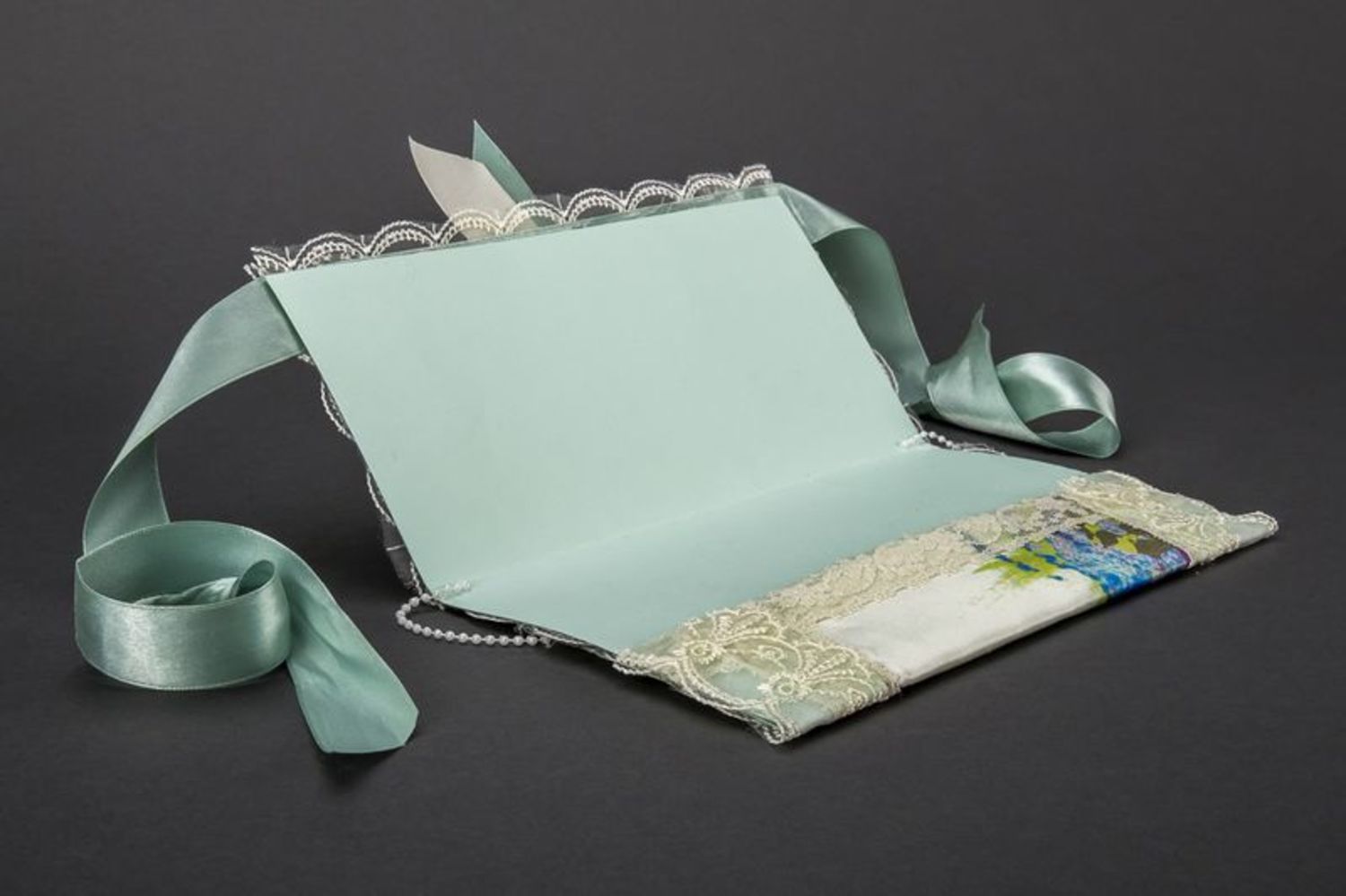 Gift envelop for money green photo 2
