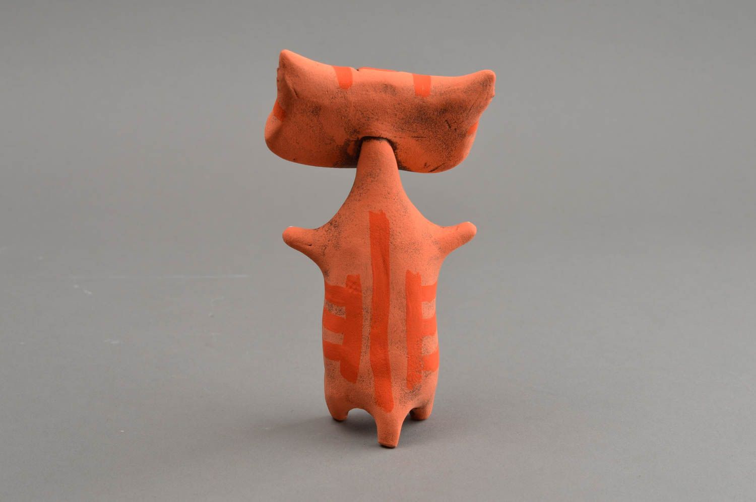 Unusual handmade ceramic figurine decorative clay statuette gift ideas photo 5