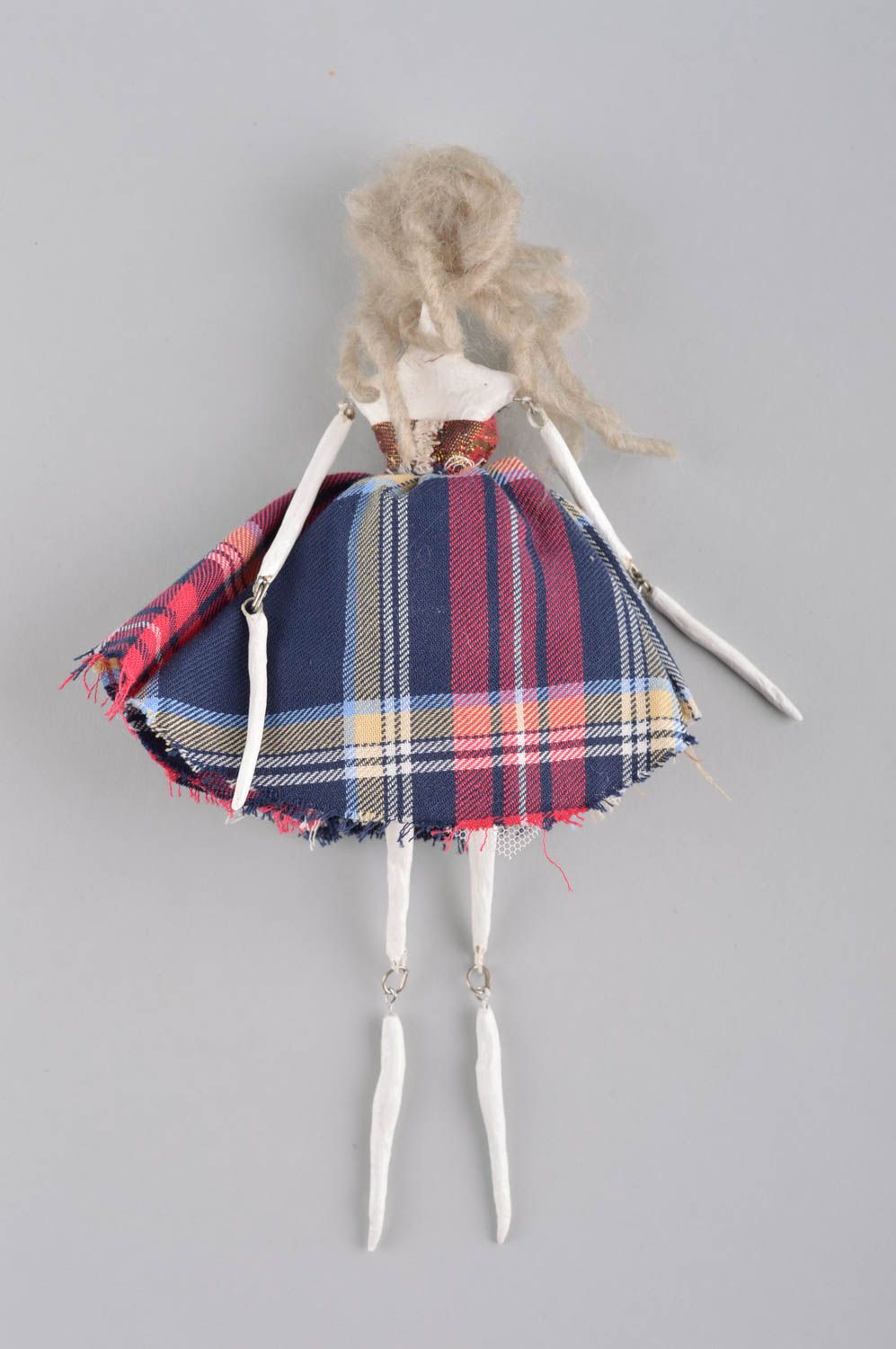 Puppe handgemacht Künstler Puppe Geschenkidee für Mädchen Haus Deko Idee Zombie  foto 4