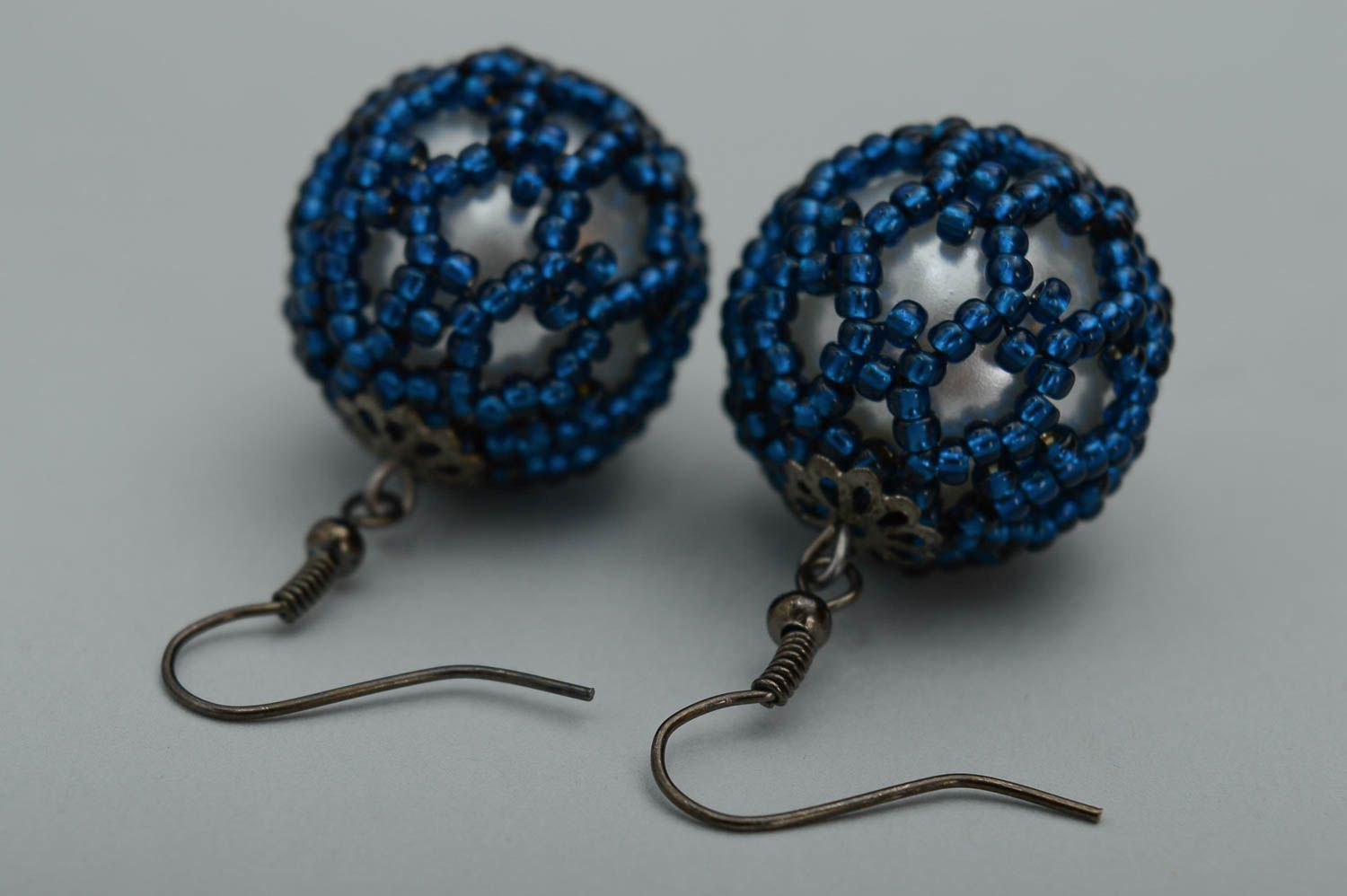Handmade beaded jewelry stylish earrings seed beads accessory long earrings photo 3