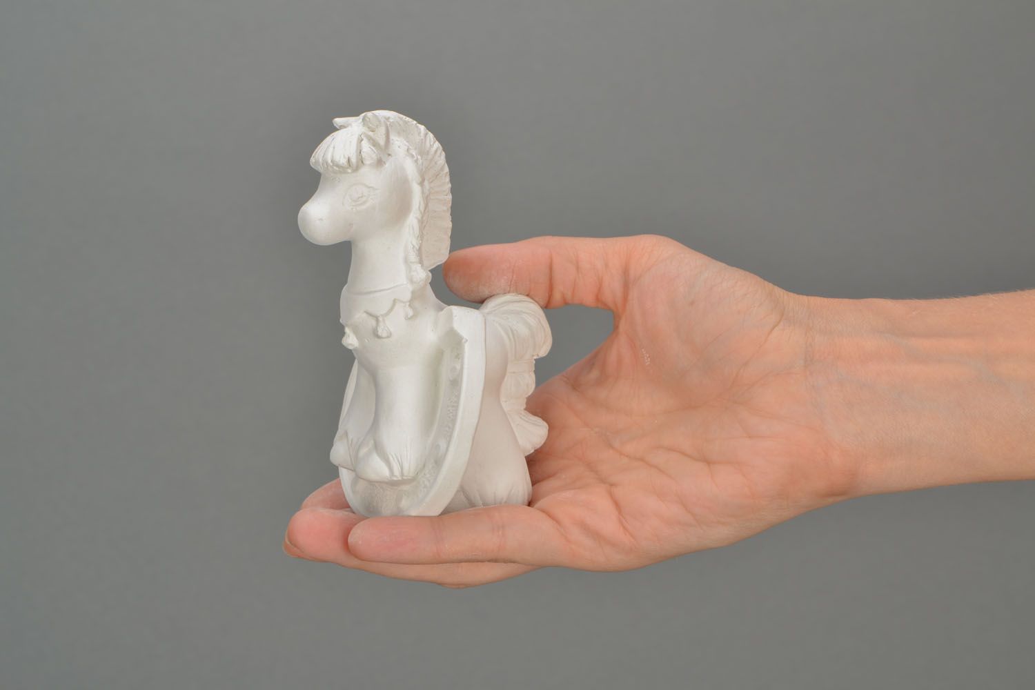 Figurine à peindre Cheval faite main photo 2