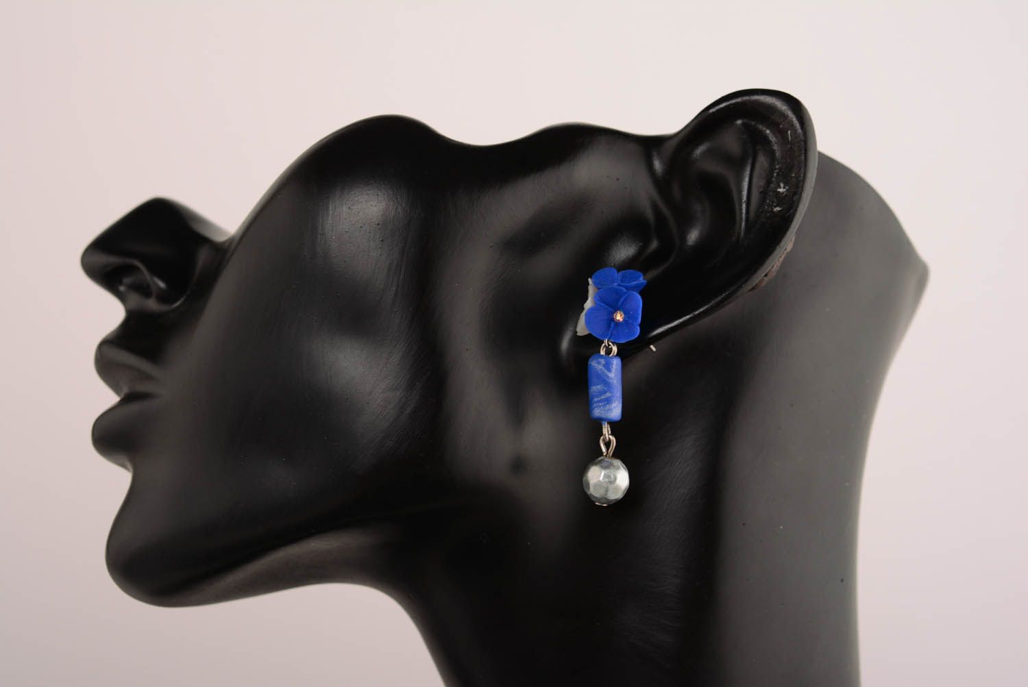 Blue cuff earrings Classics photo 4