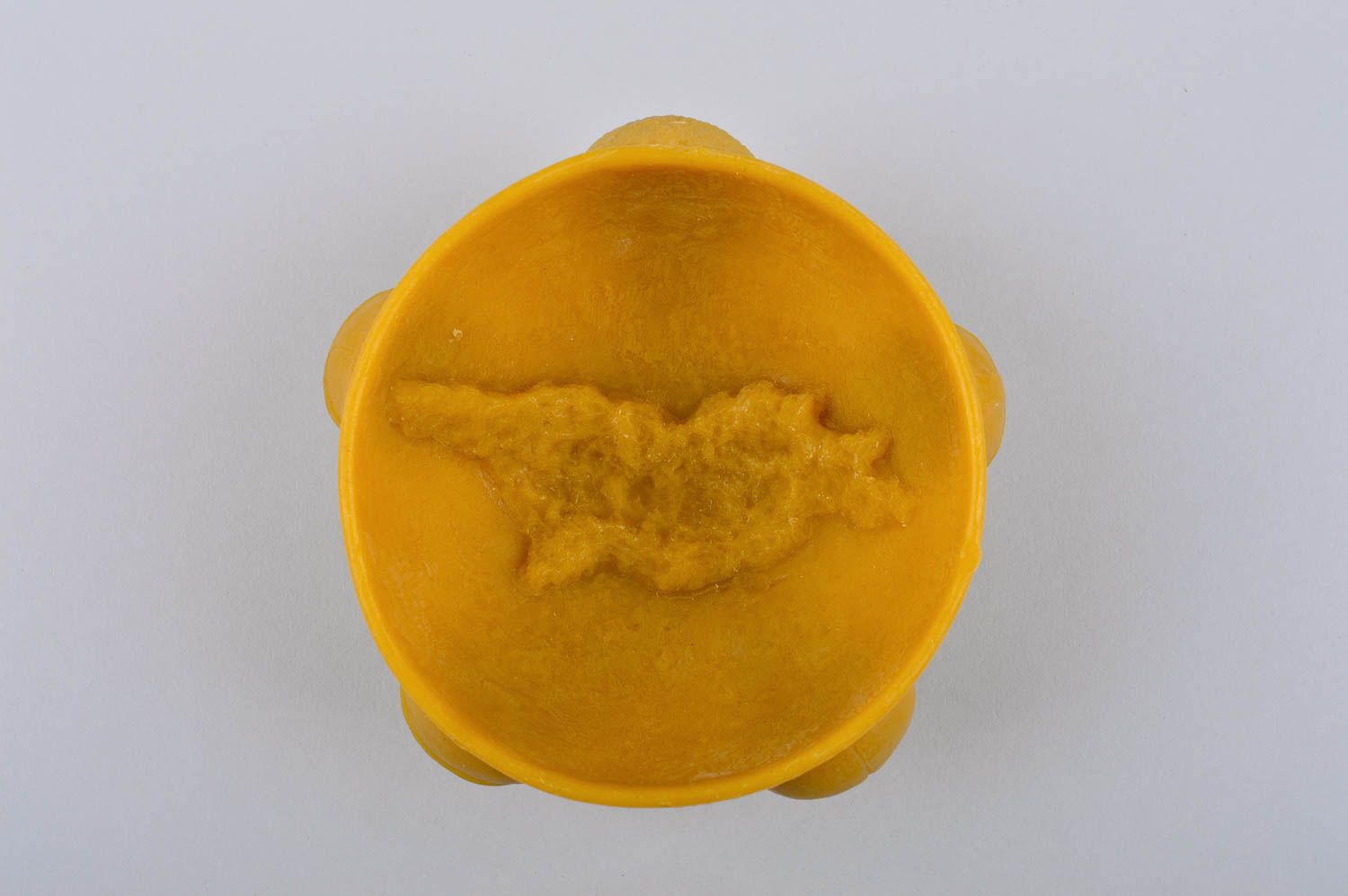 Handmade runde Schüssel aus Bienenwachs Öko Geschirr Küchen Deko mit Muster foto 10