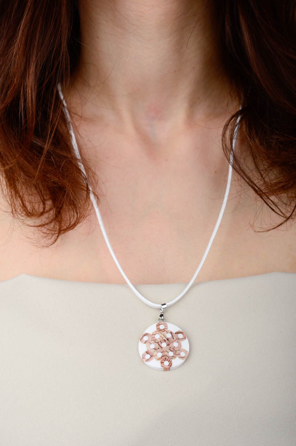 Handmade pendant unusual jewelry designer accessory gift ideas designer pendant photo 2