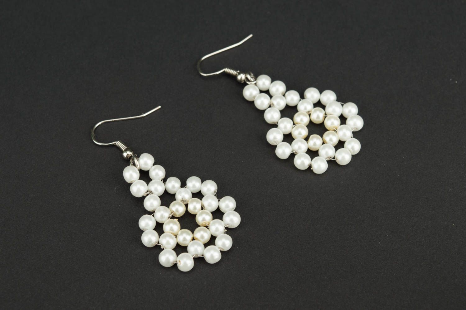 handmade beaded jewelry earrings for girls designer accessories gifts for her photo 5