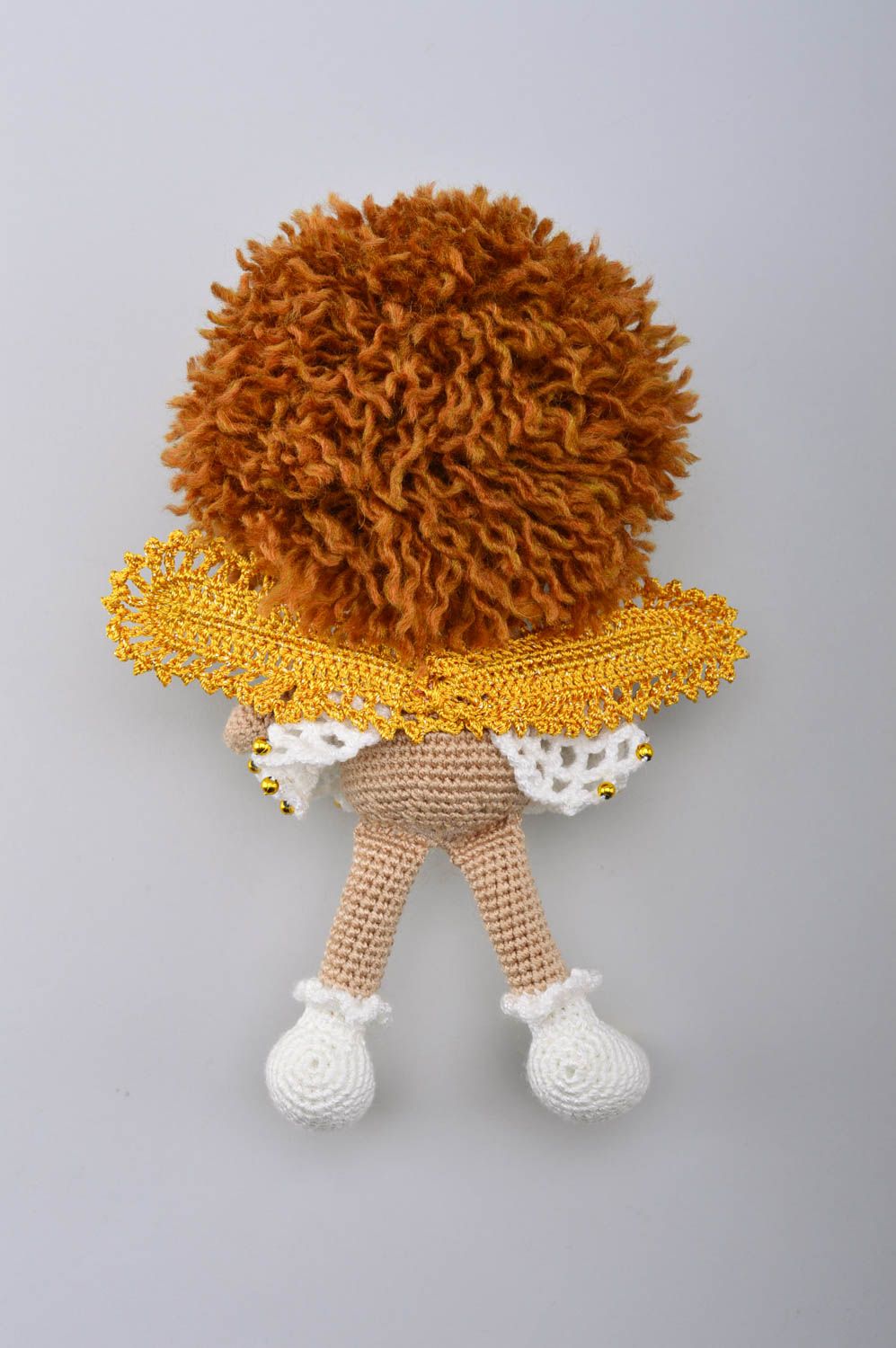 Muñeca de peluche hecha a mano juguete tejido regalo original para niña foto 3