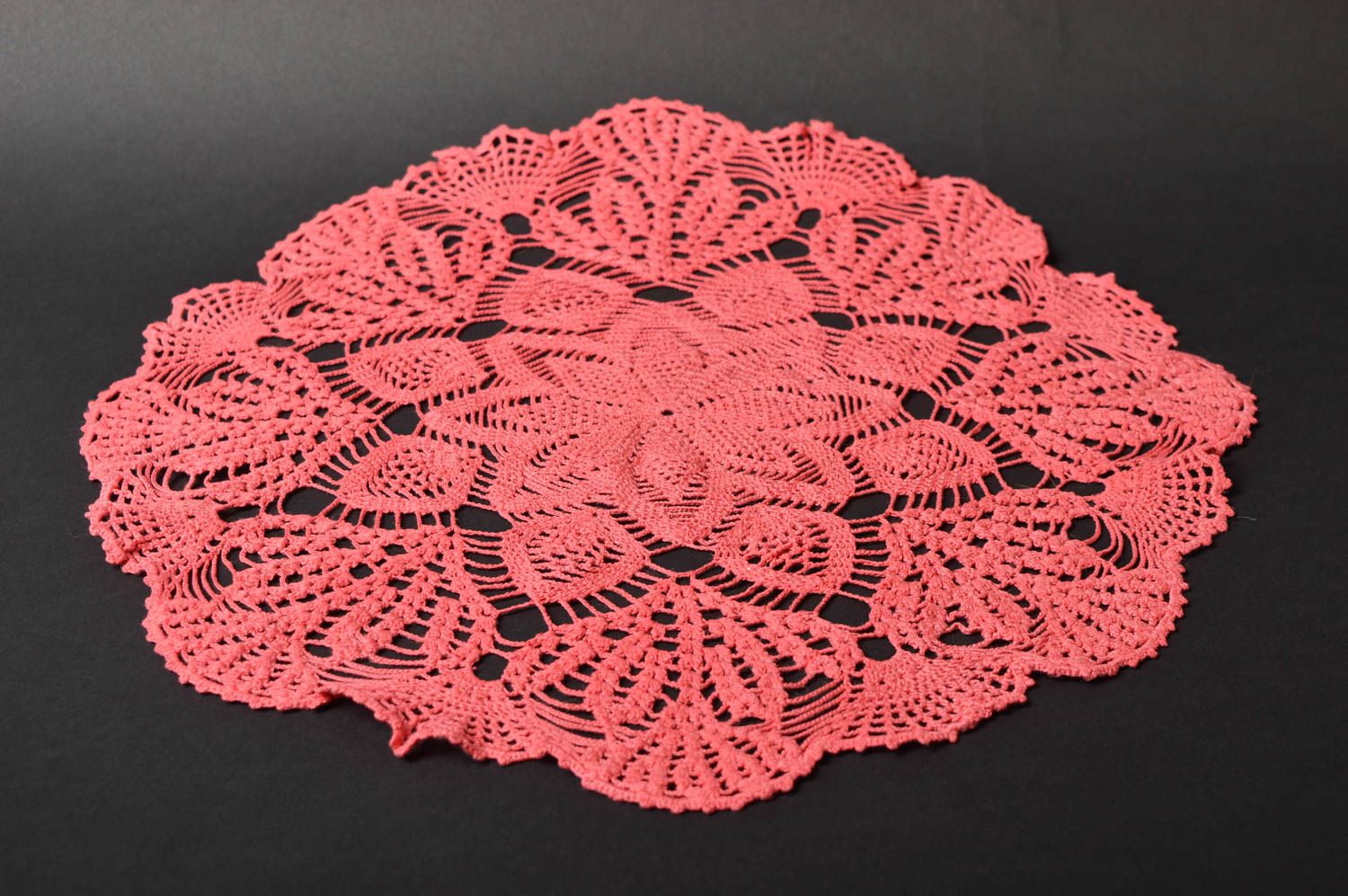 Handmade home decor lacy napkin crochet craft housewarming gift ideas photo 2