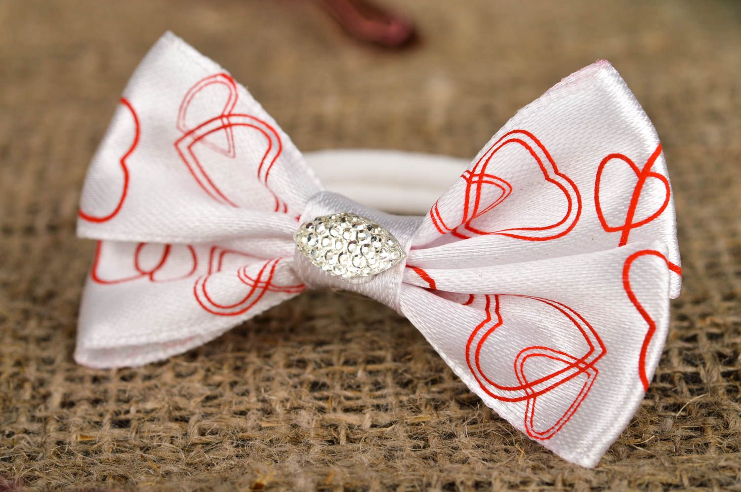 Handmade hair tie bows for hair hair scrunchie gifts for girls kids accessories photo 1