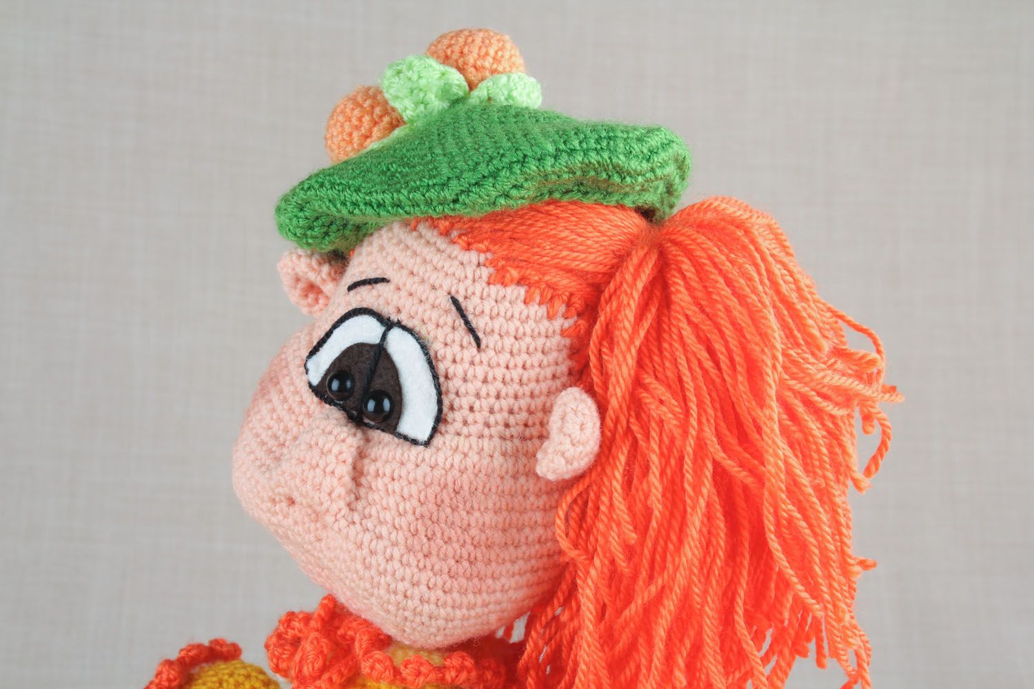 Crochet toy Orange Girl photo 5