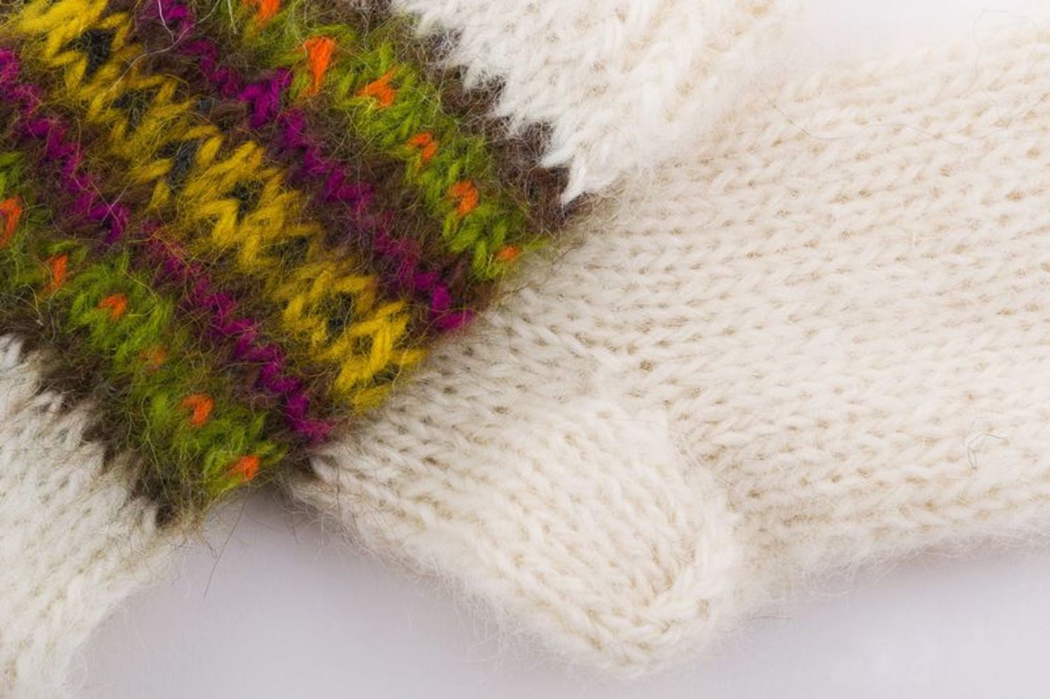 Women's socks made of woolen threads photo 3