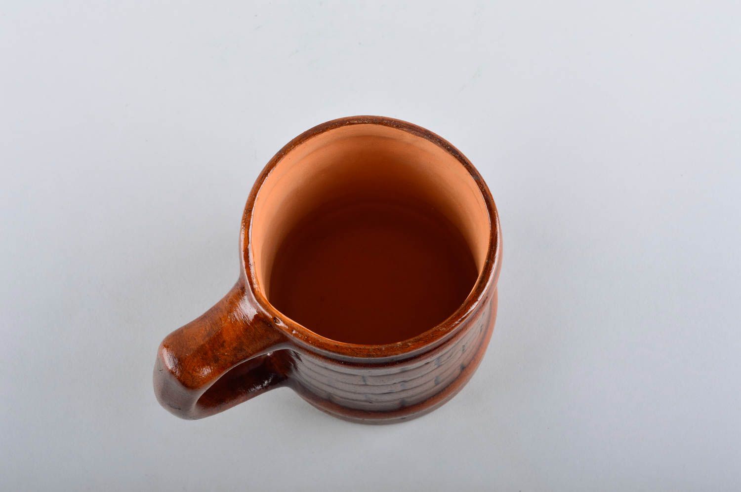 Handmade mug designer cup unusual mug beer mug clay dishes unusual gift photo 4