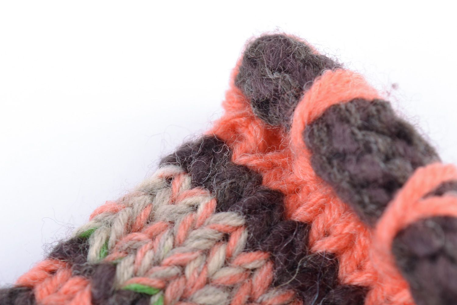 Chaussettes en laine faites main pour femme pratiques et originales belles photo 3