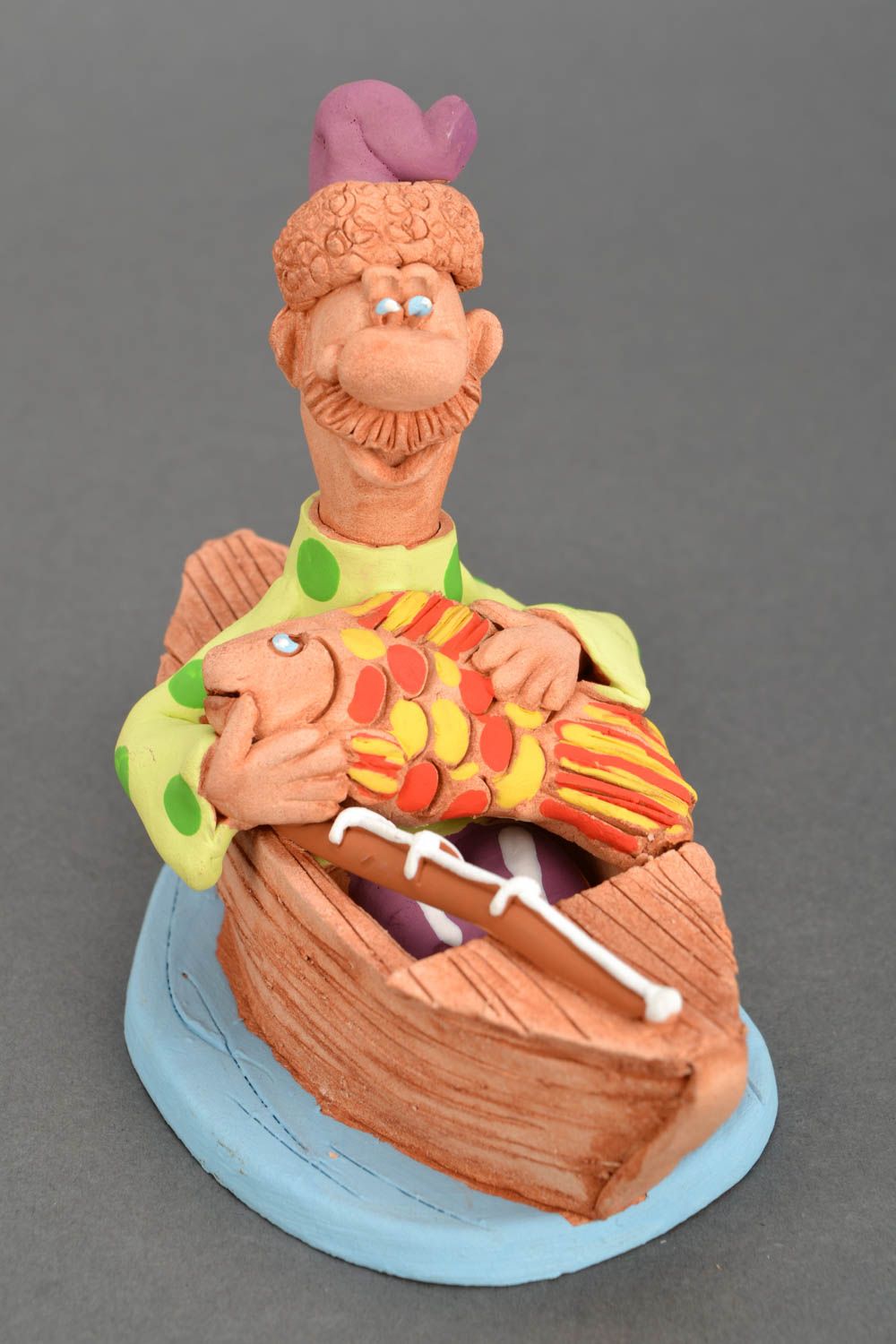 Handmade ceramic figurine photo 3
