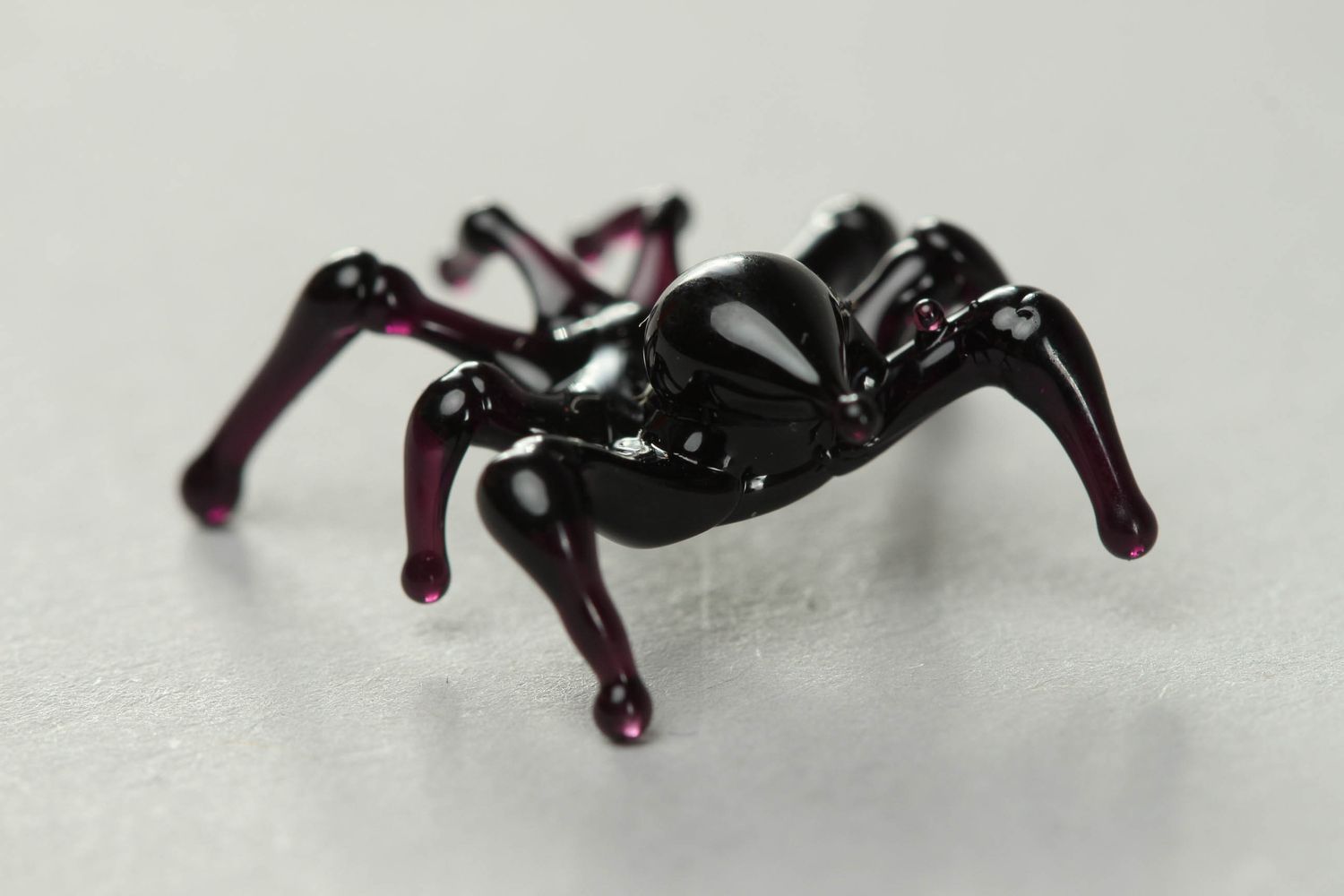 Handmade glass statuette Spider photo 3